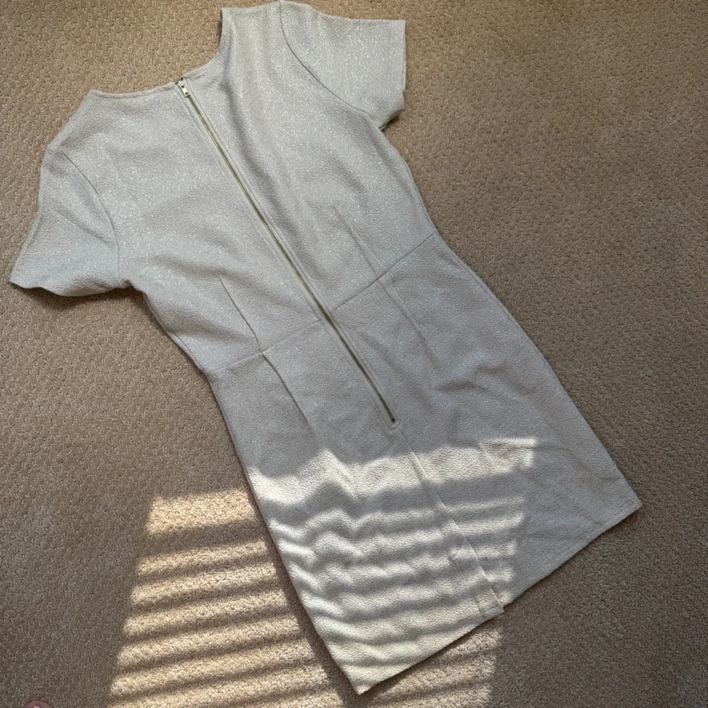 Lucky Brand Sparkling Cream Midi Dress